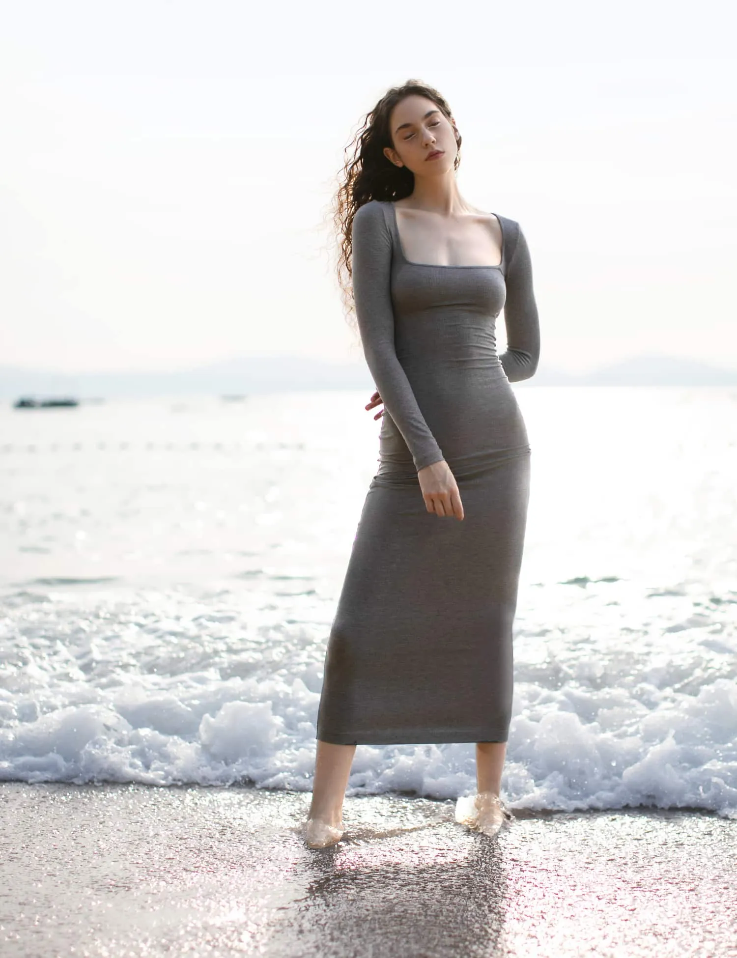 Isis-Slip Maxi Dress