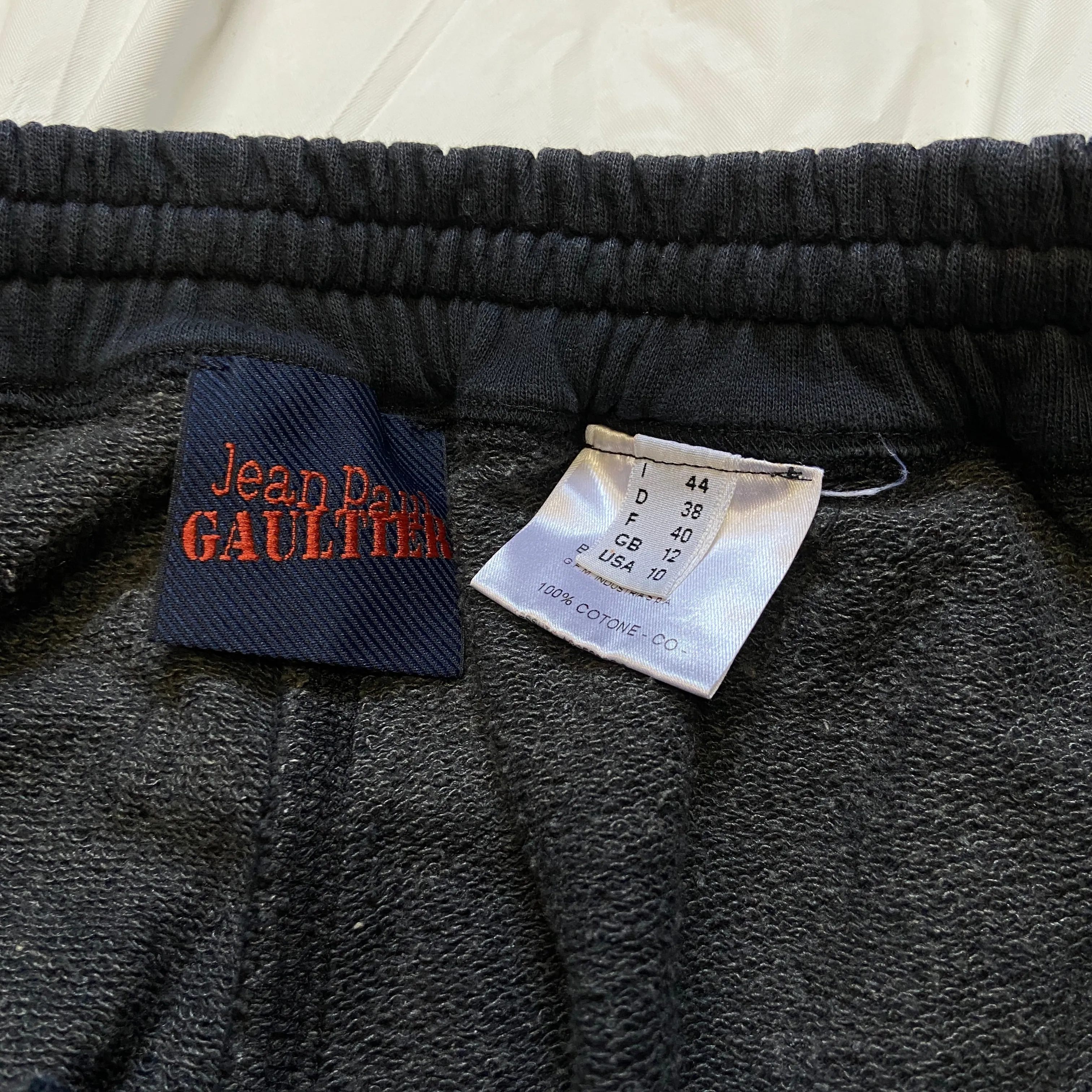 Jean Paul Gaultier fw14 side zip net met joggers sweatpants
