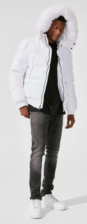 JORDAN CRAIG CROSS BAY BOMBER JACKET (WHITE)