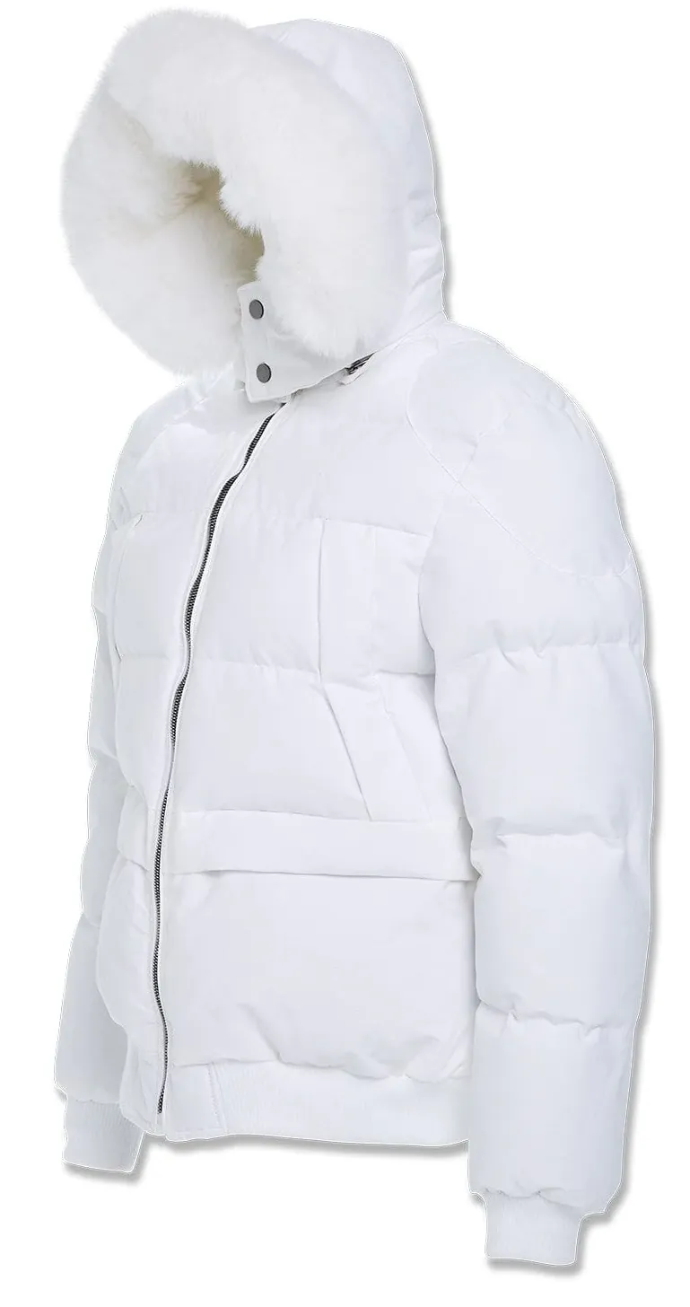 JORDAN CRAIG CROSS BAY BOMBER JACKET (WHITE)