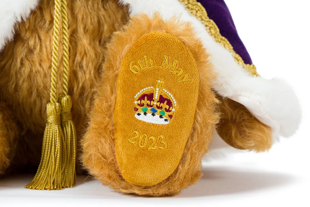 King Charles III Coronation Commemorative Teddy Bear by Merrythought - 35cm
