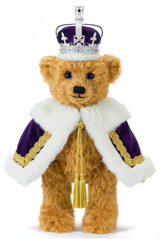 King Charles III Coronation Commemorative Teddy Bear by Merrythought - 35cm