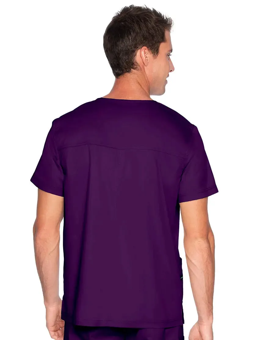 Landau ProFlex Men's 4-Pocket V-Neck Scrub Top