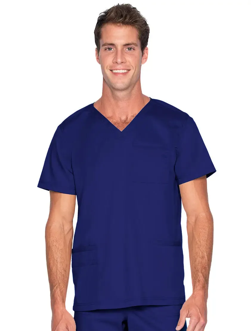 Landau ProFlex Men's 4-Pocket V-Neck Scrub Top