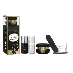 Le Mini Macaron Gel Manicure Kit & Top - Licorice