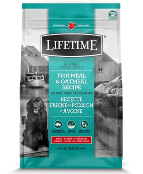 Lifetime All Stages Fish & Oatmeal Dog Food 11.4kg/25lb