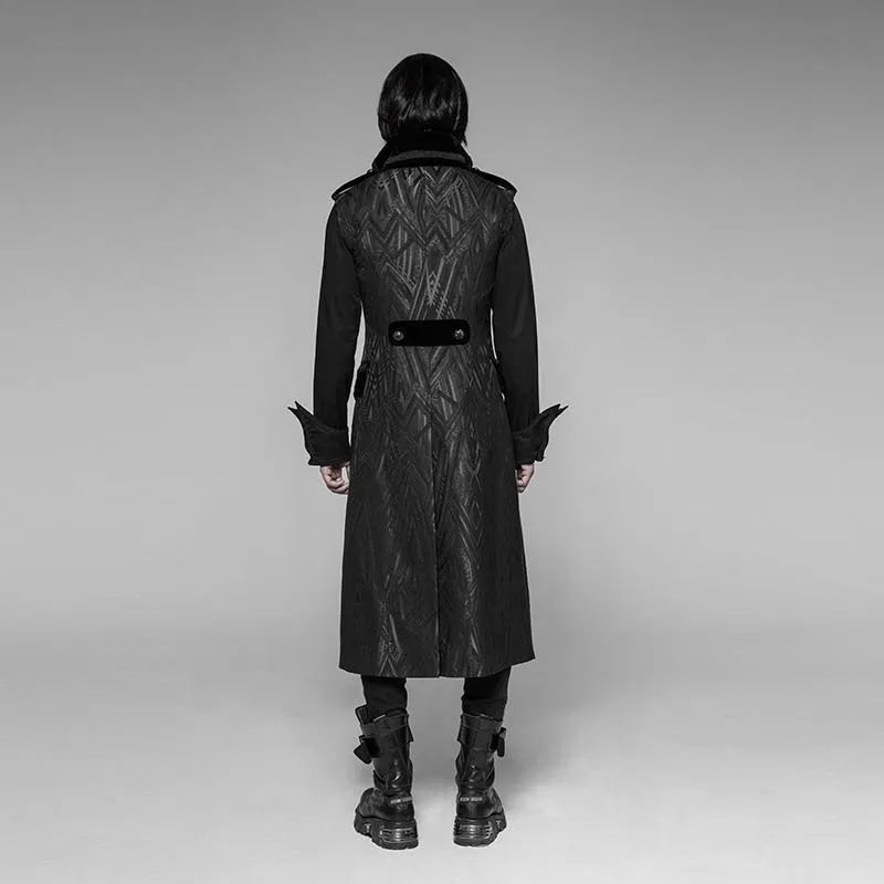 Men's Sleeveless Goth Long Coat