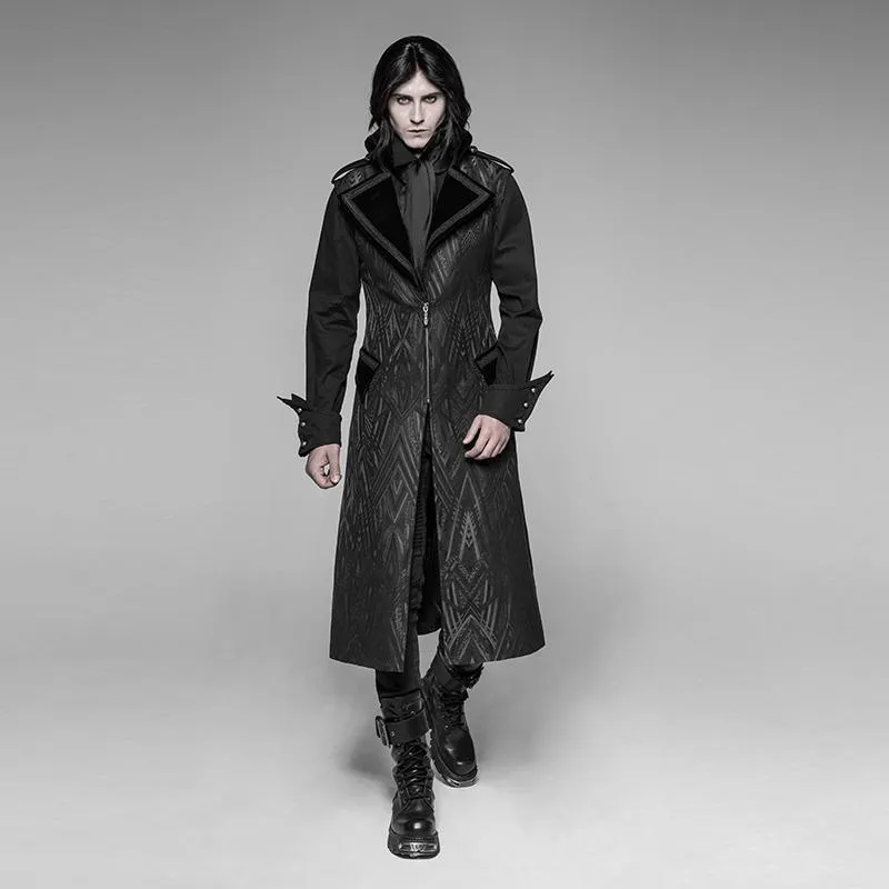 Men's Sleeveless Goth Long Coat