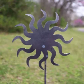 Metal Sun Garden Stake - Steel Gardening Decor - Spring Decor - Summer Decor - Sun Art - Garden Stakes - Metal Garden Art