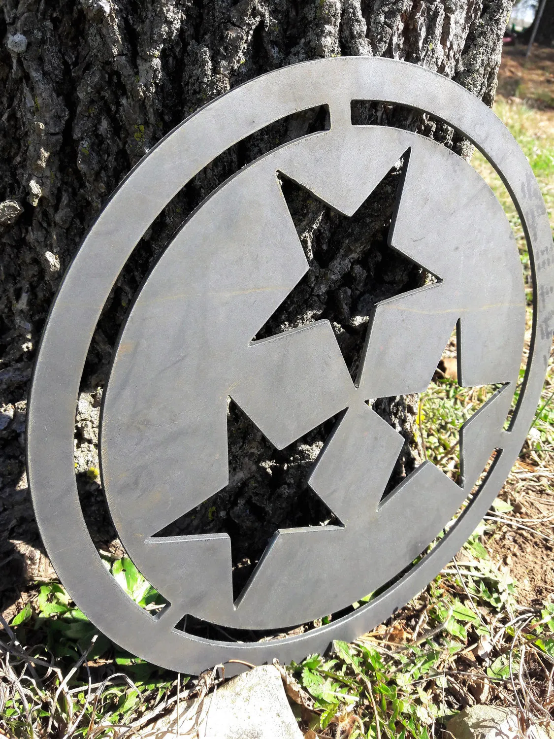 Metal Tristar Made in Tennessee - Custom Size Tristar - Steel Tri Star Gift
