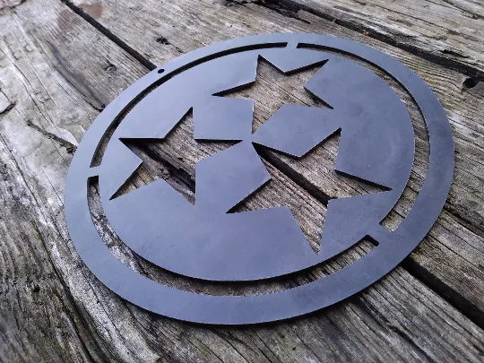 Metal Tristar Made in Tennessee - Custom Size Tristar - Steel Tri Star Gift