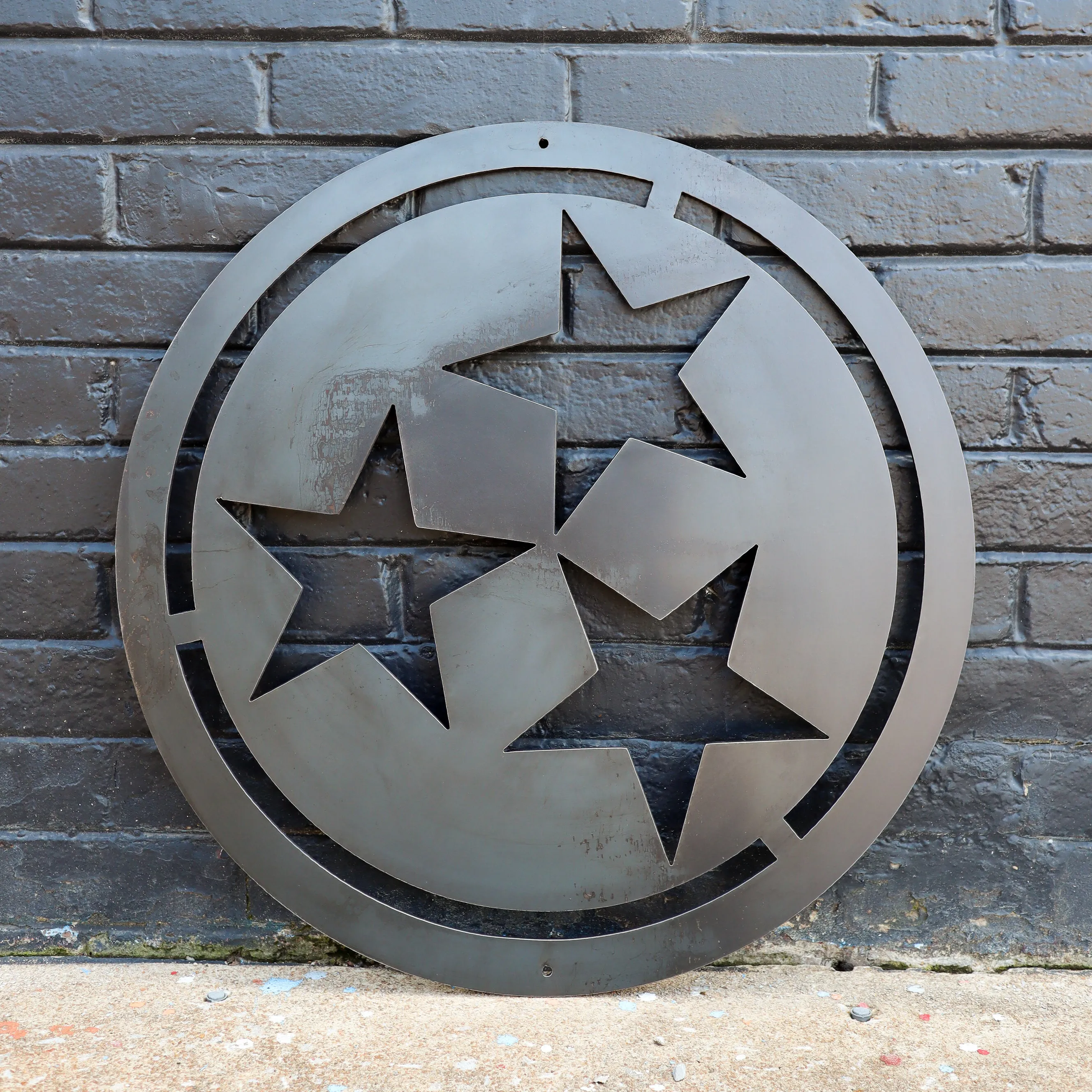 Metal Tristar Made in Tennessee - Custom Size Tristar - Steel Tri Star Gift