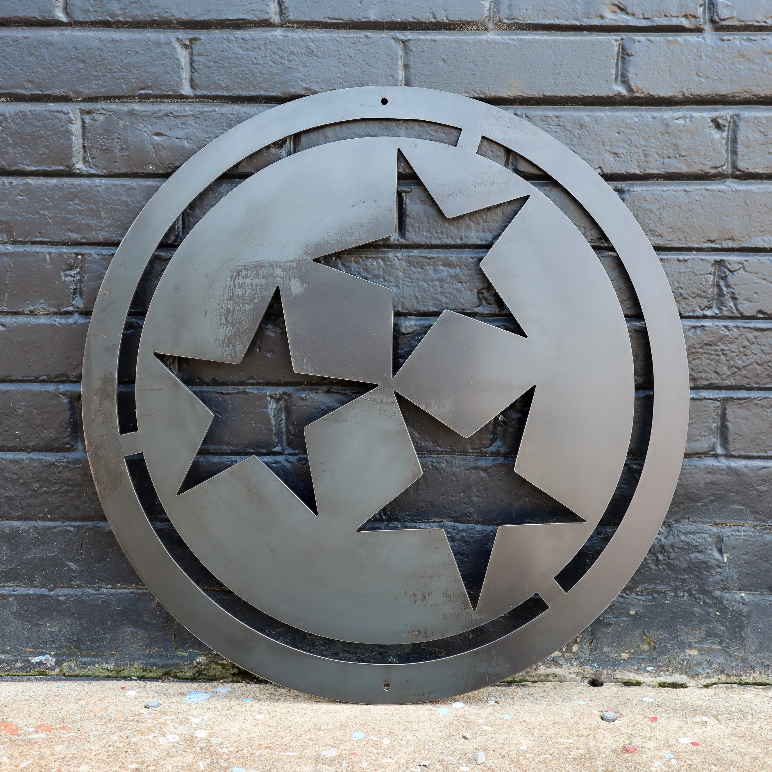 Metal Tristar Made in Tennessee - Custom Size Tristar - Steel Tri Star Gift