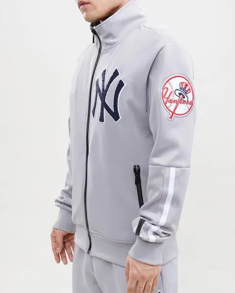 MLB NEW YORK YANKEES CLASSIC MEN'S TRACK JACKET (GRAY)