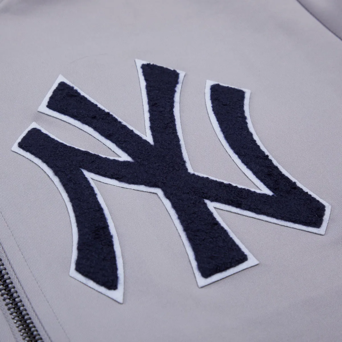 MLB NEW YORK YANKEES CLASSIC MEN'S TRACK JACKET (GRAY)