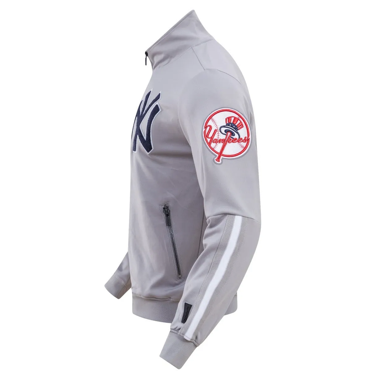 MLB NEW YORK YANKEES CLASSIC MEN'S TRACK JACKET (GRAY)