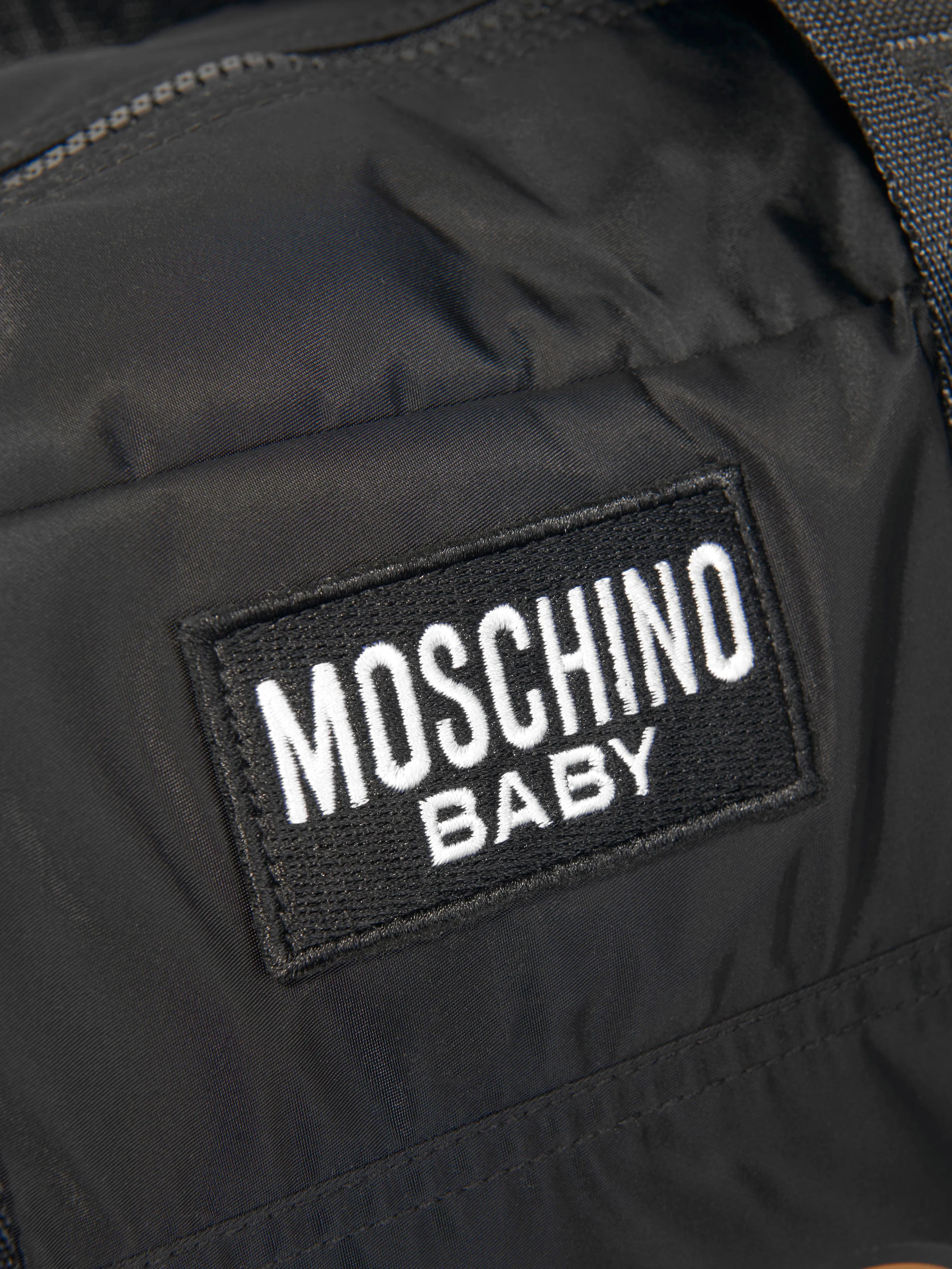 Moschino Baby Teddy Bear Changing Bag in Black (40cm)