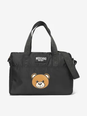 Moschino Baby Teddy Bear Changing Bag in Black (40cm)