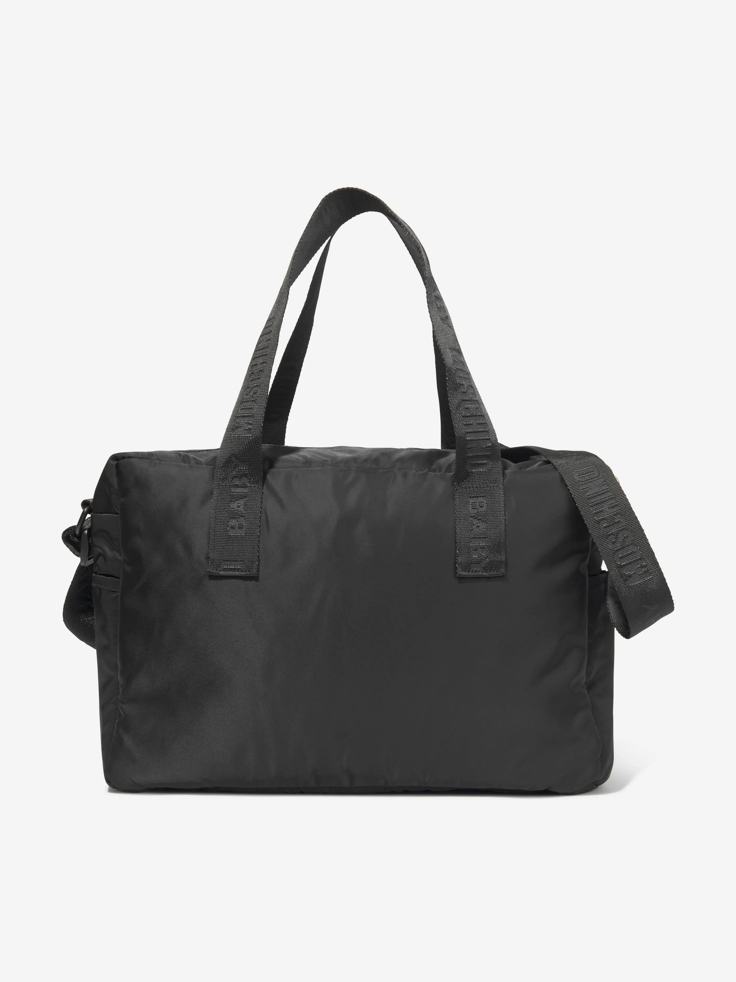 Moschino Baby Teddy Bear Changing Bag in Black (40cm)