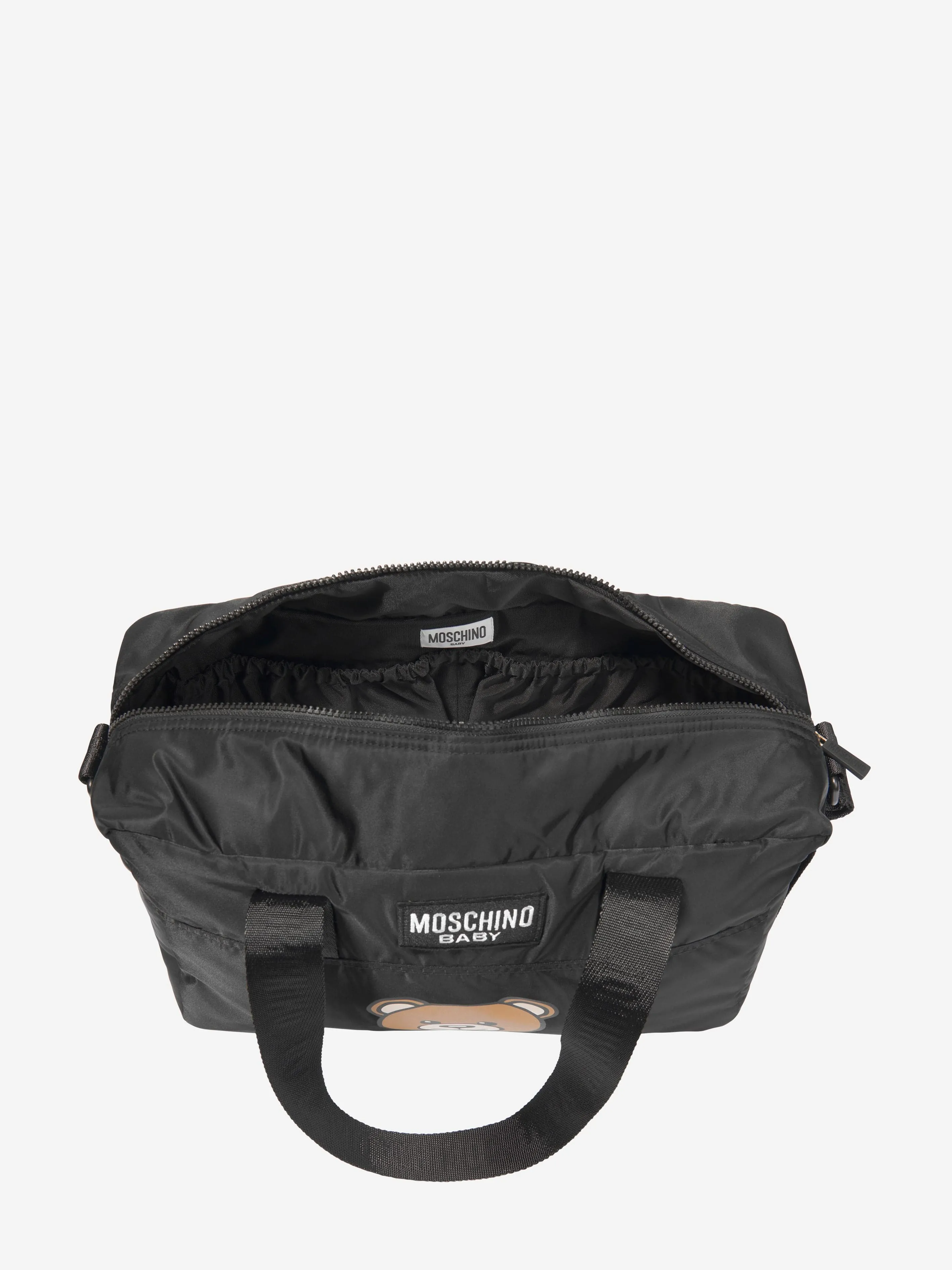 Moschino Baby Teddy Bear Changing Bag in Black (40cm)