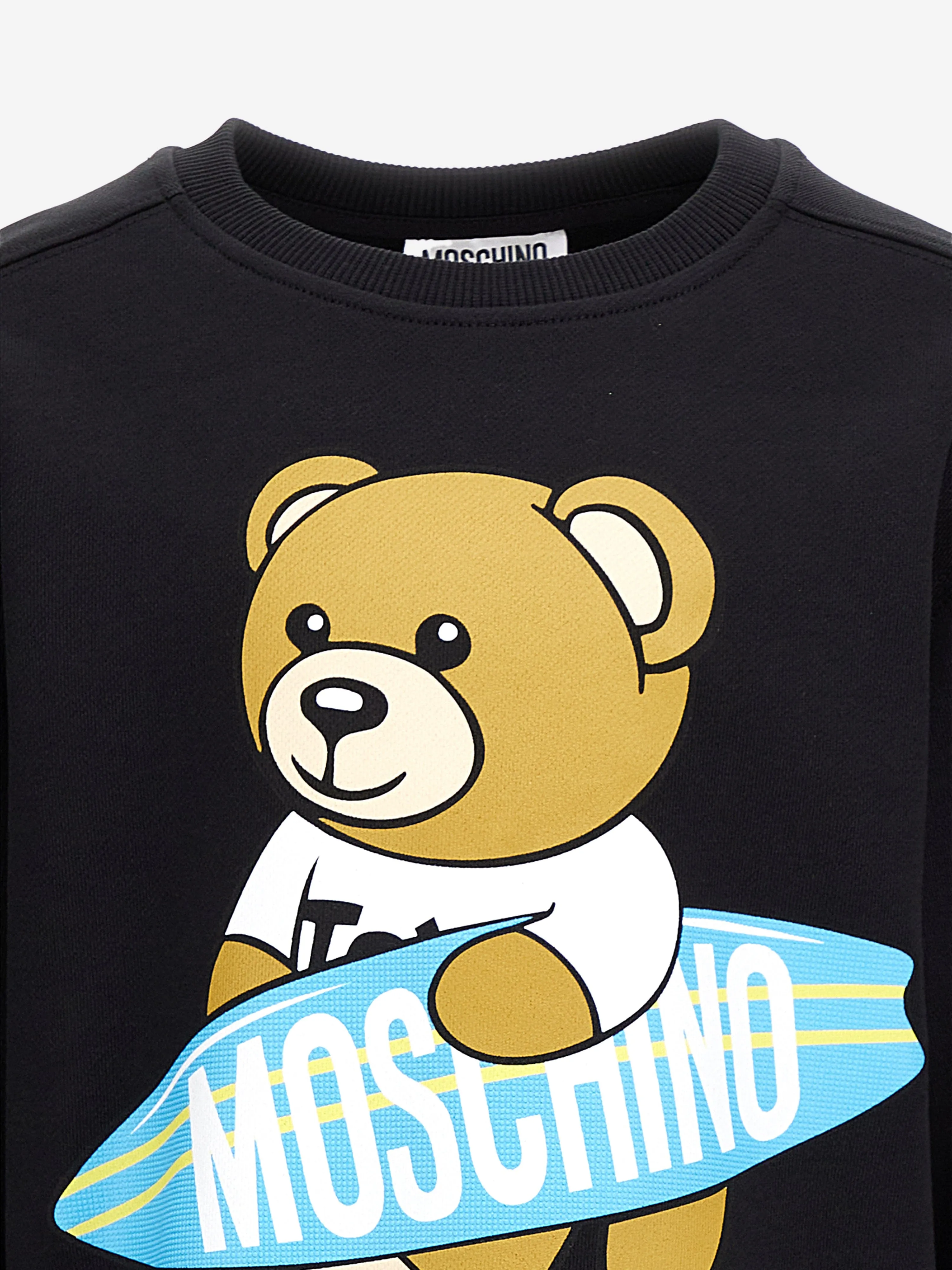 Moschino Kids Teddy Surfer Sweatshirt in Black