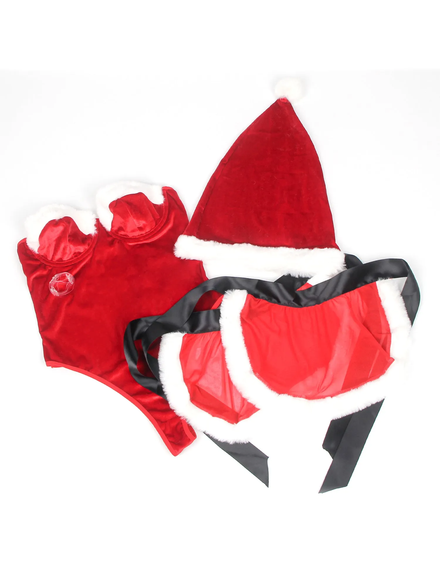 Mrs. Clause Teddy-Doll Playset
