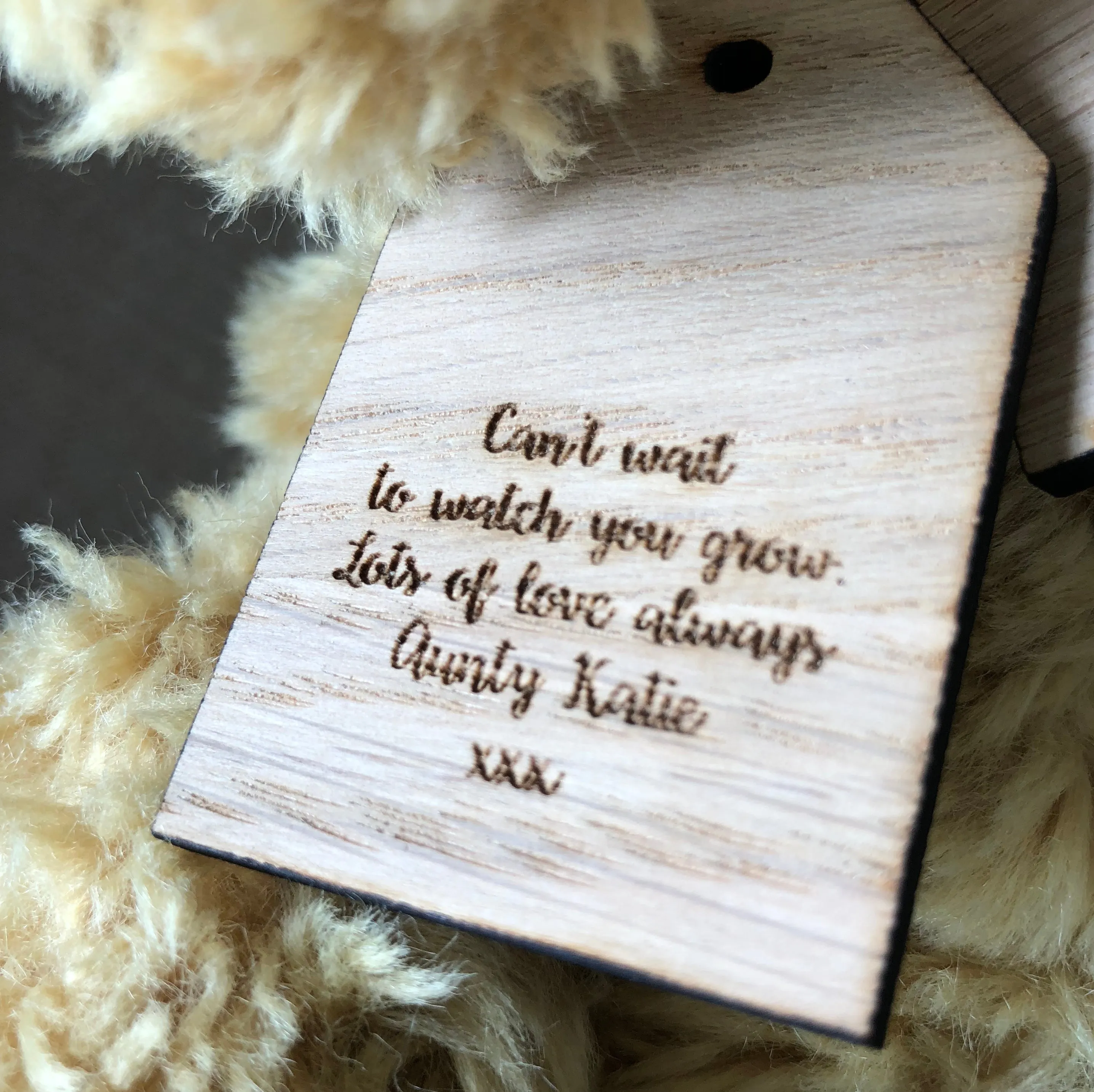 Personalised New Baby Teddy Bear