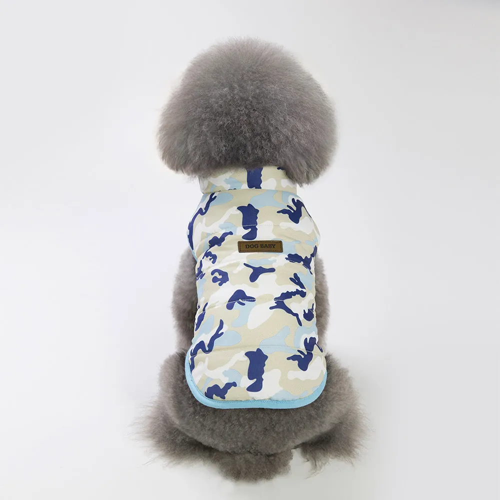 Pet / Dog / Cat Camouflage Puffer Jackets