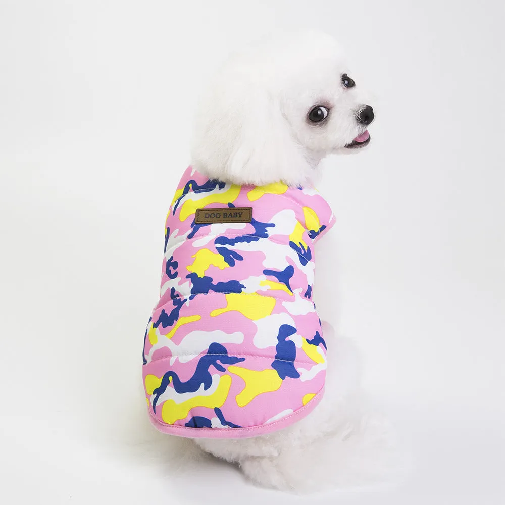 Pet / Dog / Cat Camouflage Puffer Jackets