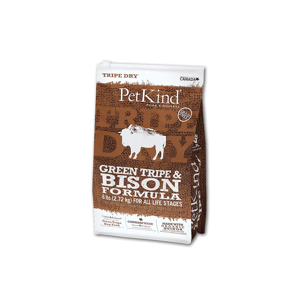 Petkind Dog Bison Tripe All Life Stages 6lb