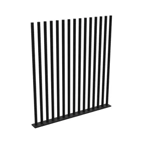 PIK Panel - 1200Wx1280H - Black,    Blade Picket Pool Fencing,