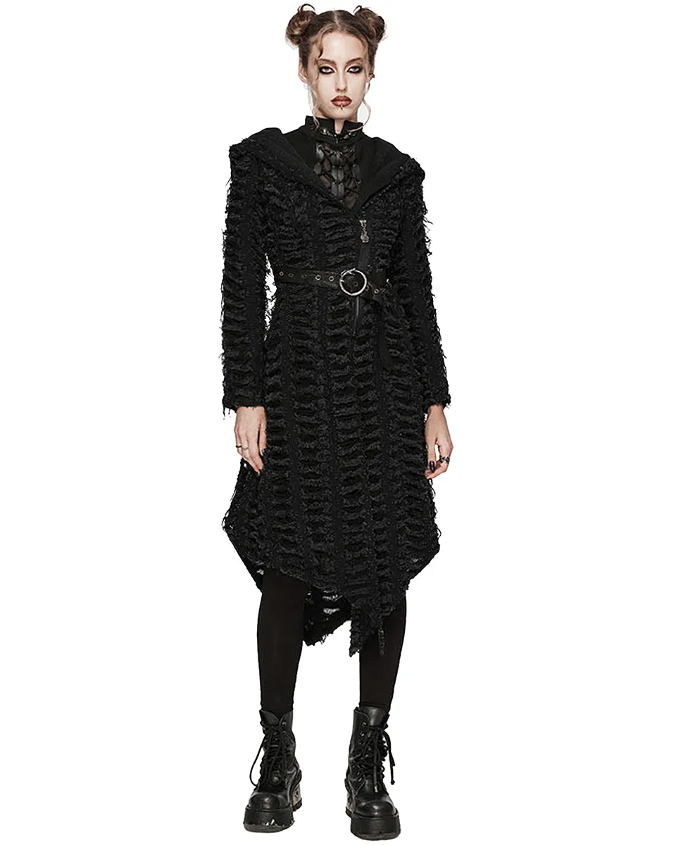 Punk Rave Daily Life Gothic Dystopian Decay Hooded Coat