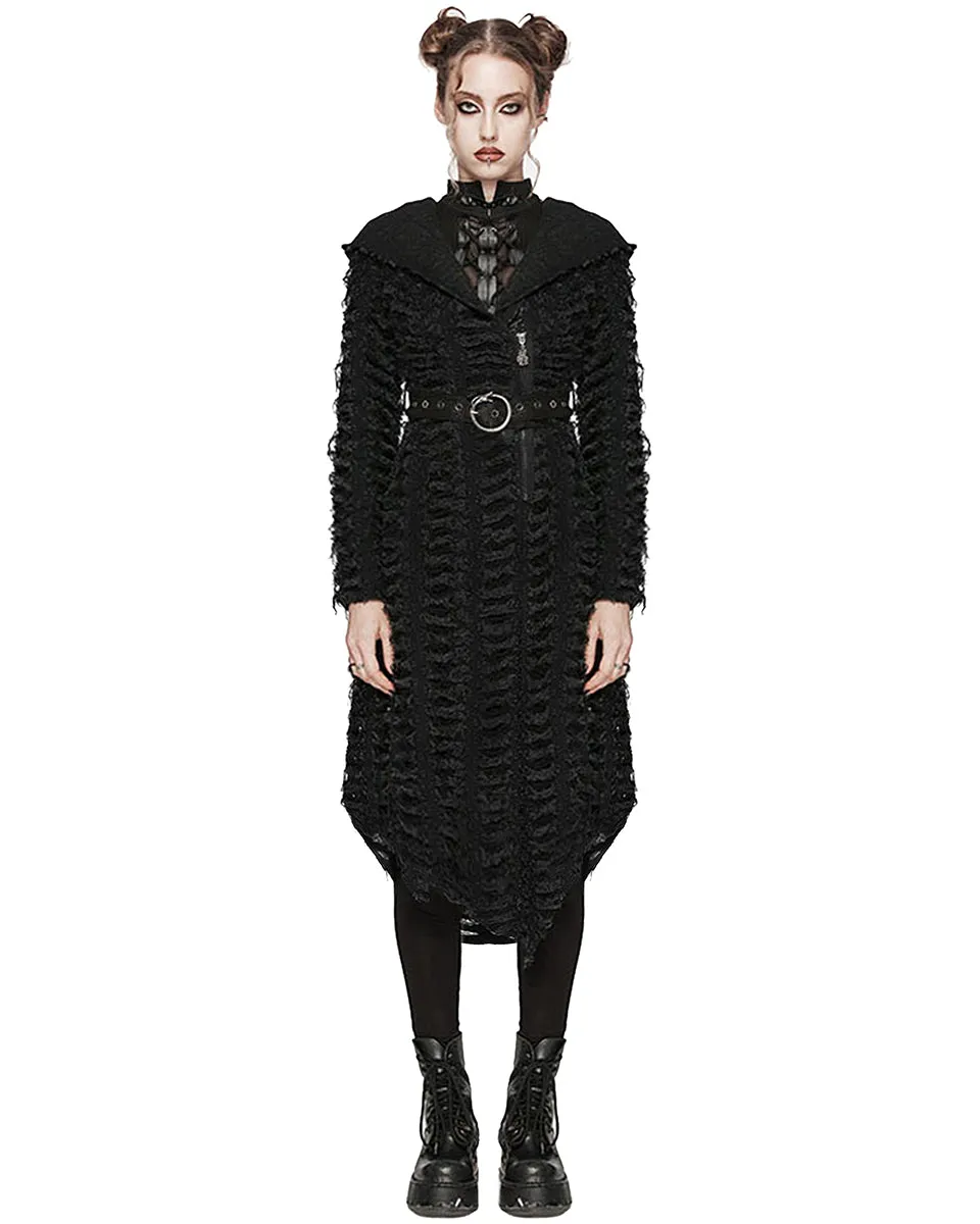 Punk Rave Daily Life Gothic Dystopian Decay Hooded Coat