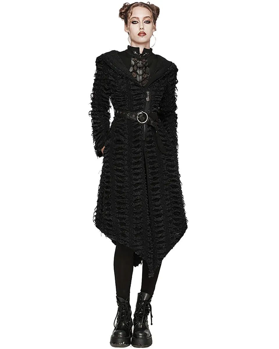 Punk Rave Daily Life Gothic Dystopian Decay Hooded Coat