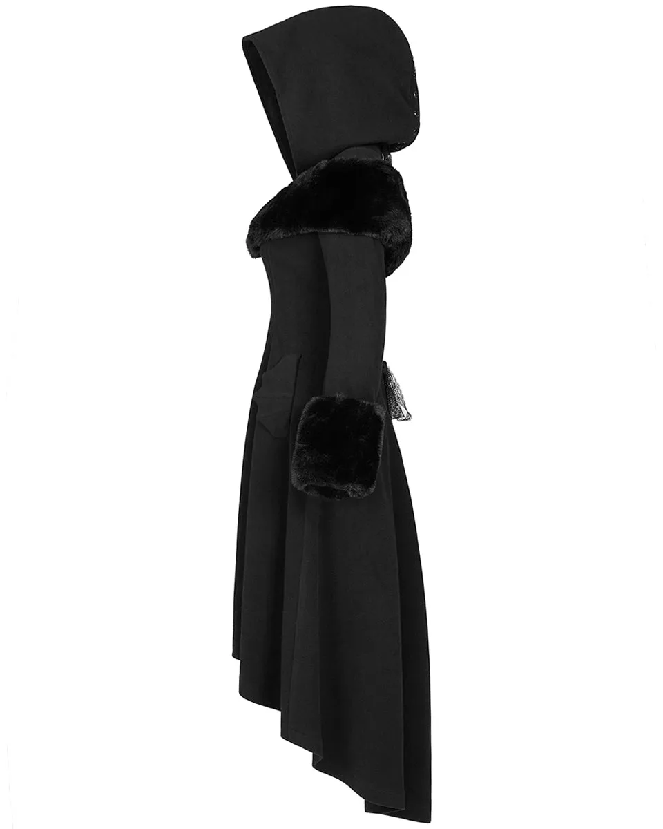 Punk Rave Hemlock Womens Gothic Winter Coat