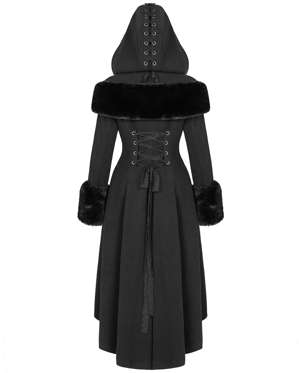 Punk Rave Hemlock Womens Gothic Winter Coat