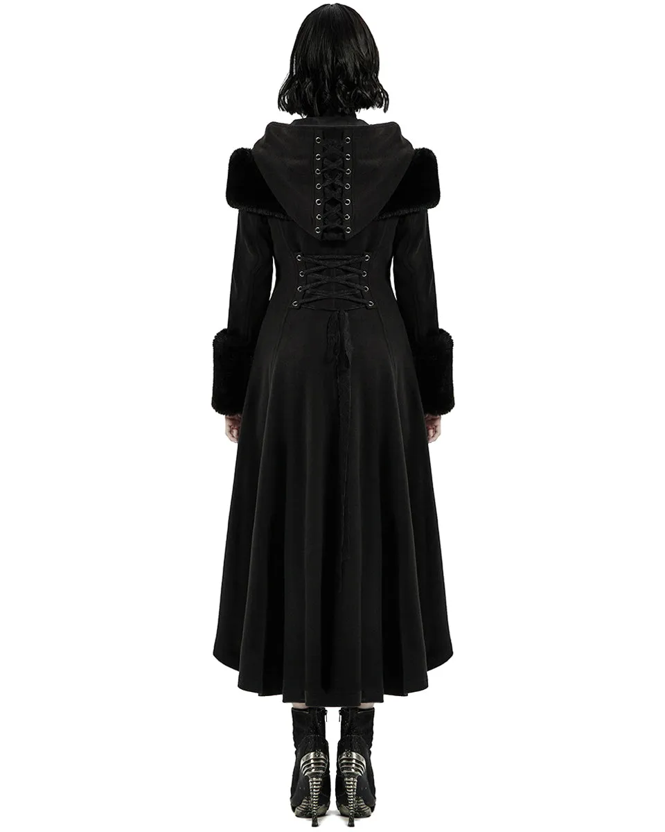Punk Rave Hemlock Womens Gothic Winter Coat