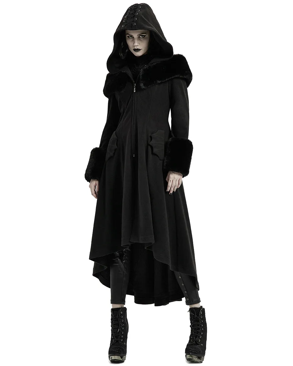 Punk Rave Hemlock Womens Gothic Winter Coat