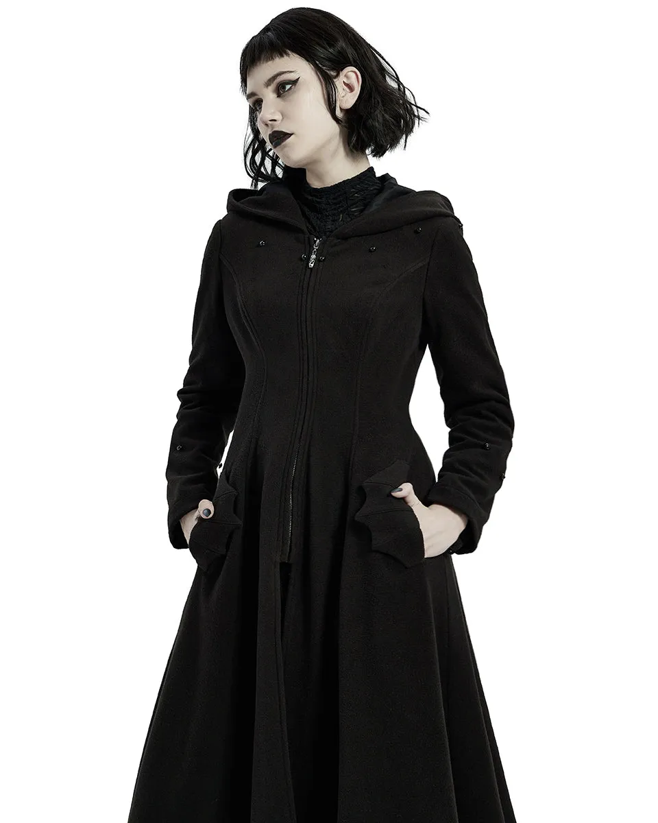 Punk Rave Hemlock Womens Gothic Winter Coat