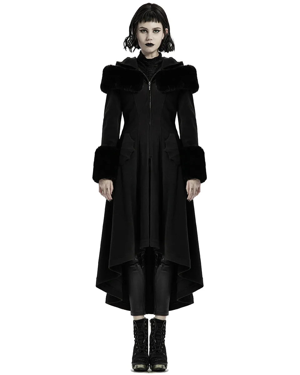 Punk Rave Hemlock Womens Gothic Winter Coat