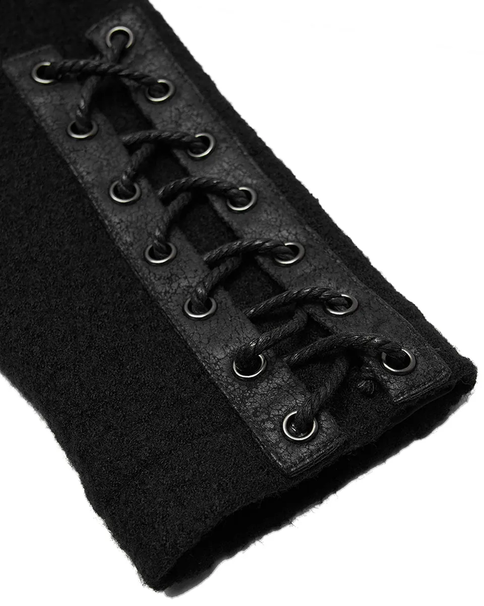 Punk Rave Insurrectine Womens Cyberpunk Coat - Black