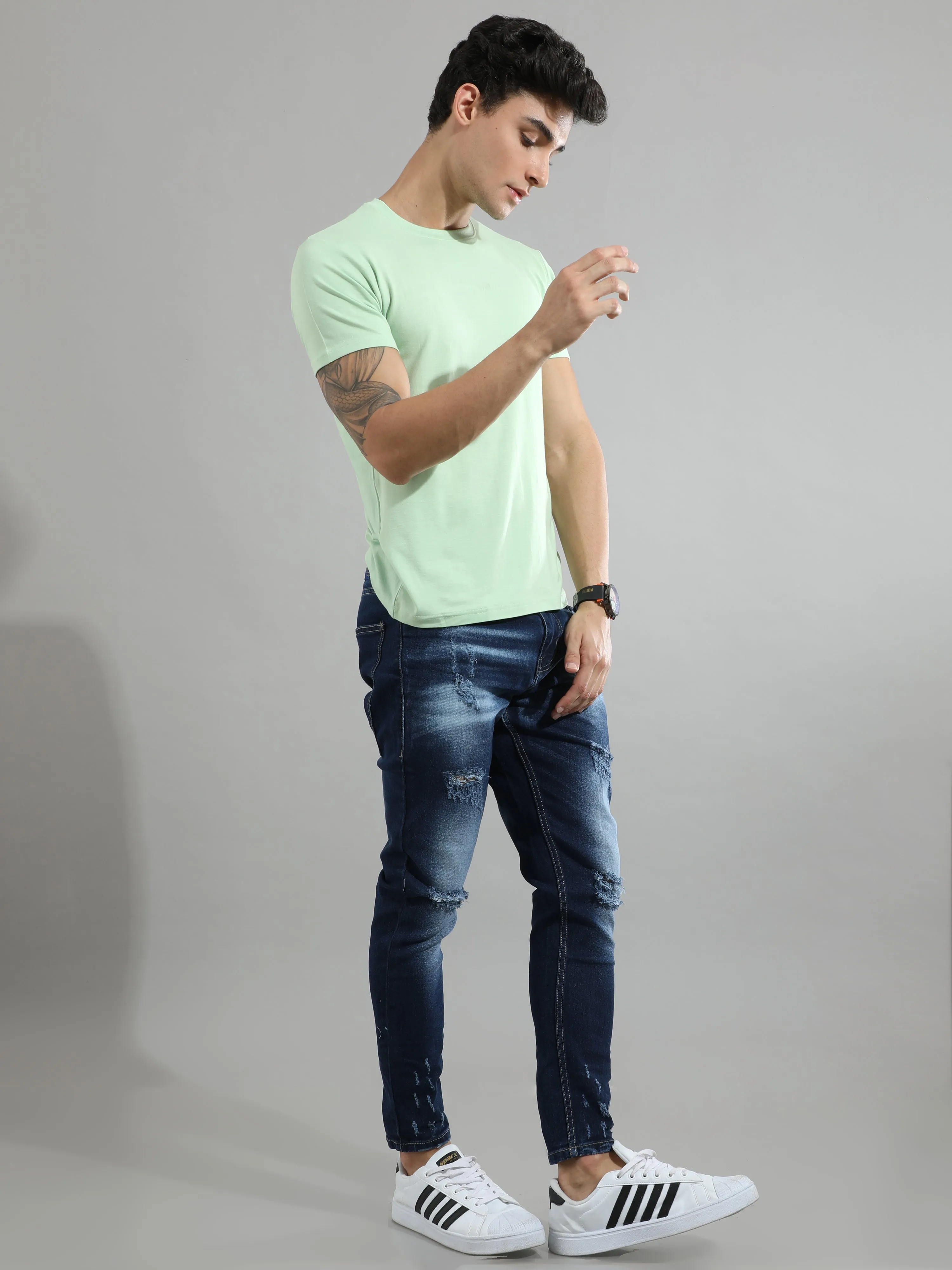 Quiet Green Bamboo Fabric T-Shirt