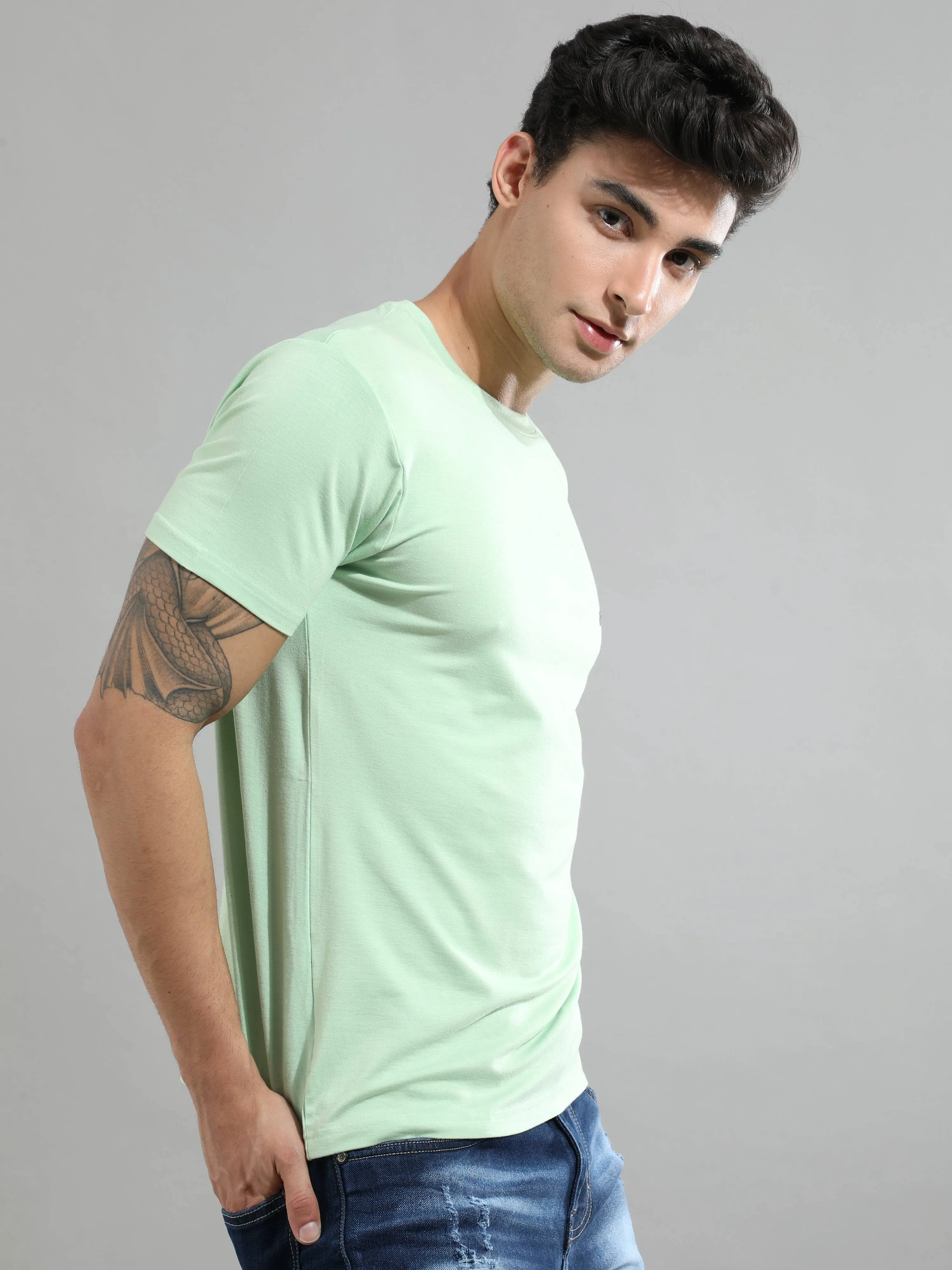 Quiet Green Bamboo Fabric T-Shirt