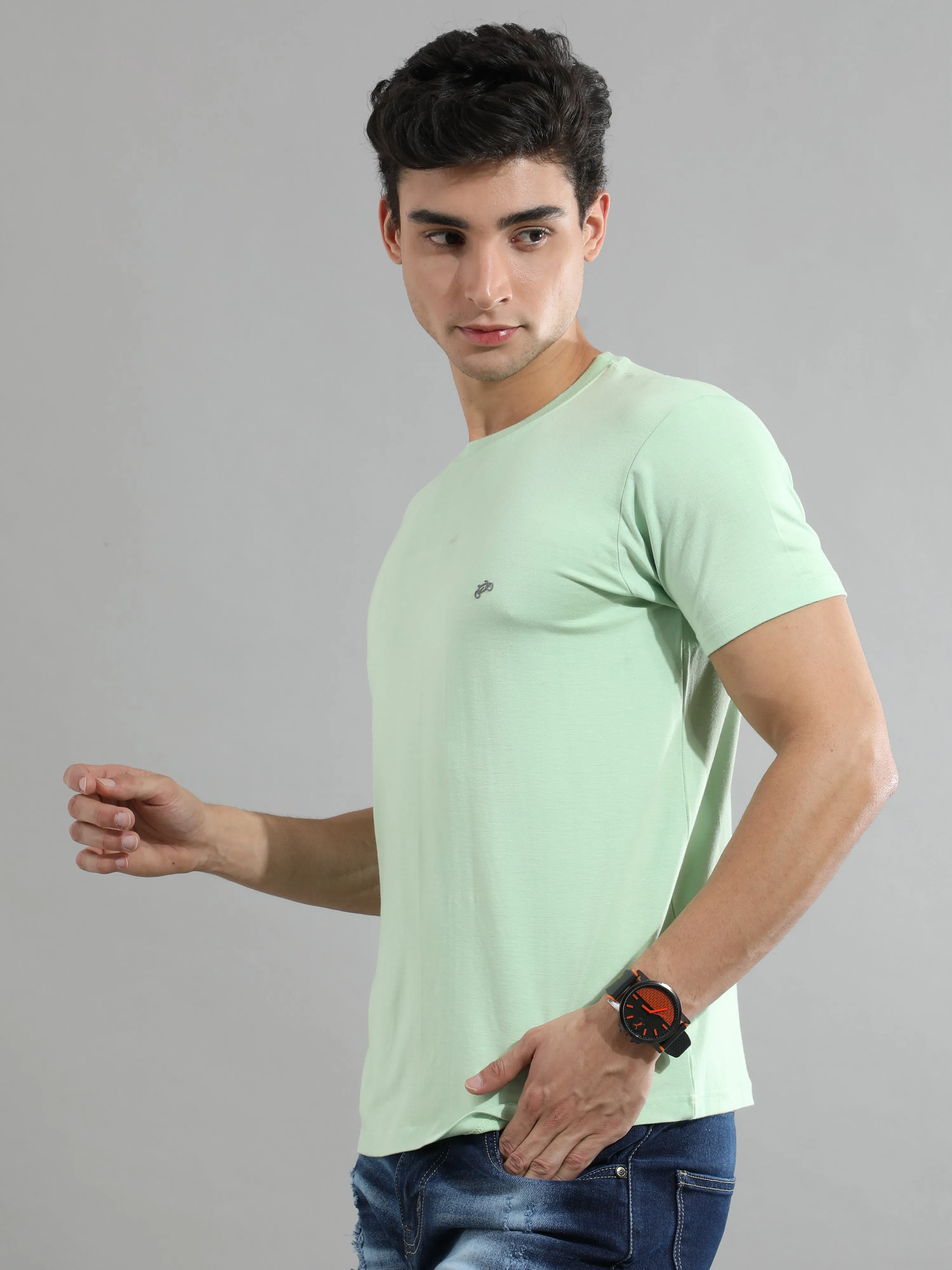 Quiet Green Bamboo Fabric T-Shirt