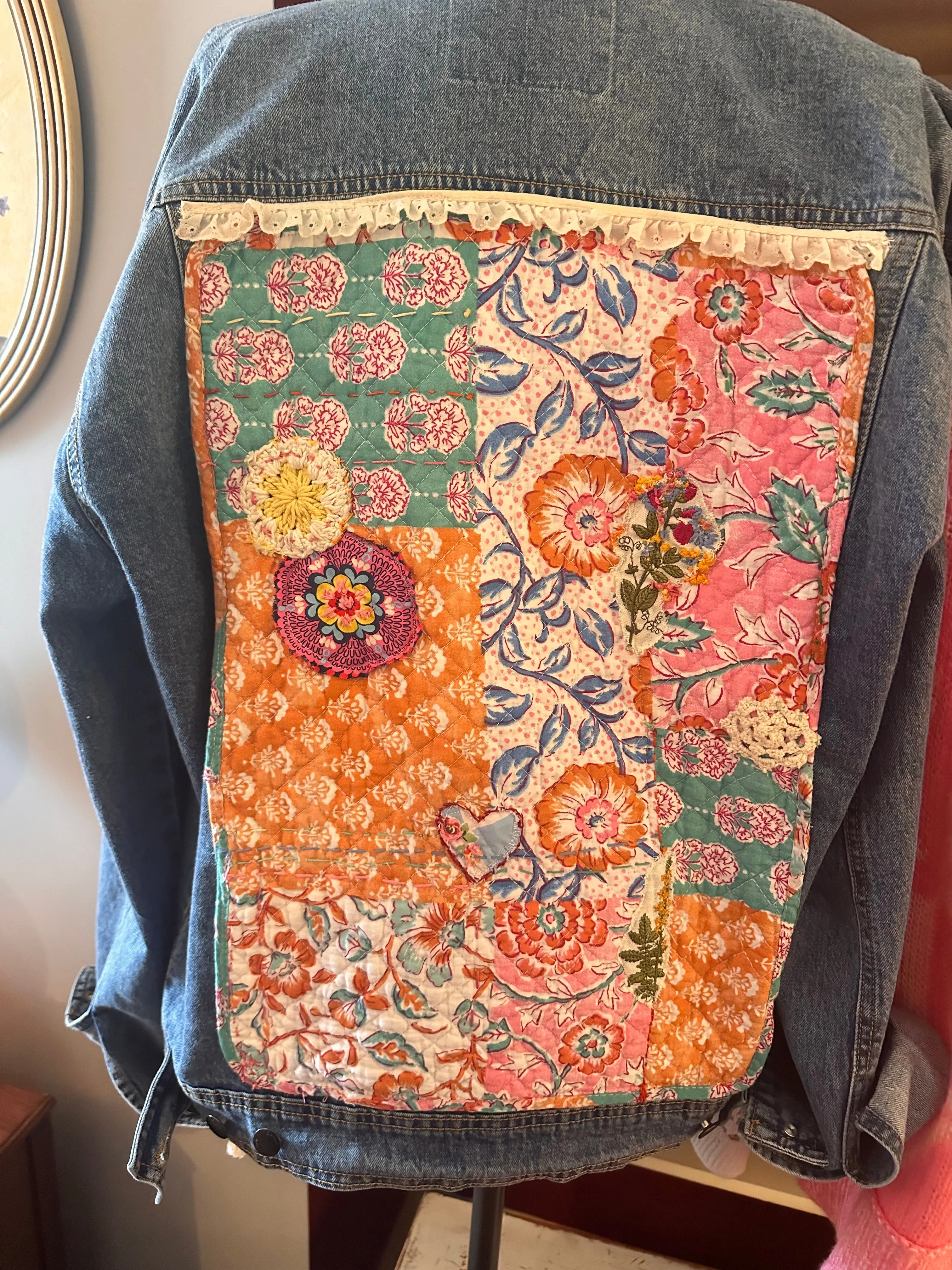 Quilted Denim Jacket