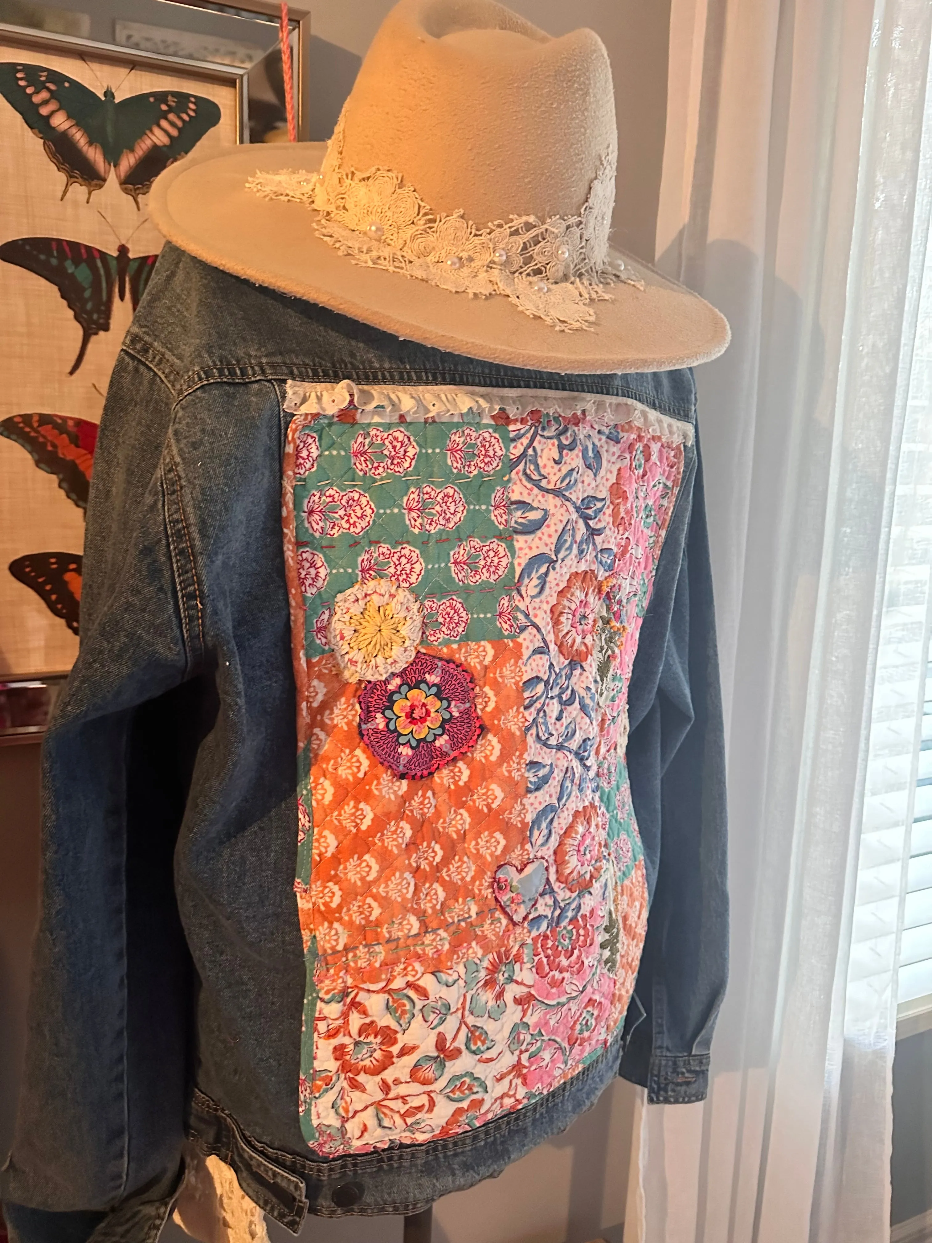 Quilted Denim Jacket