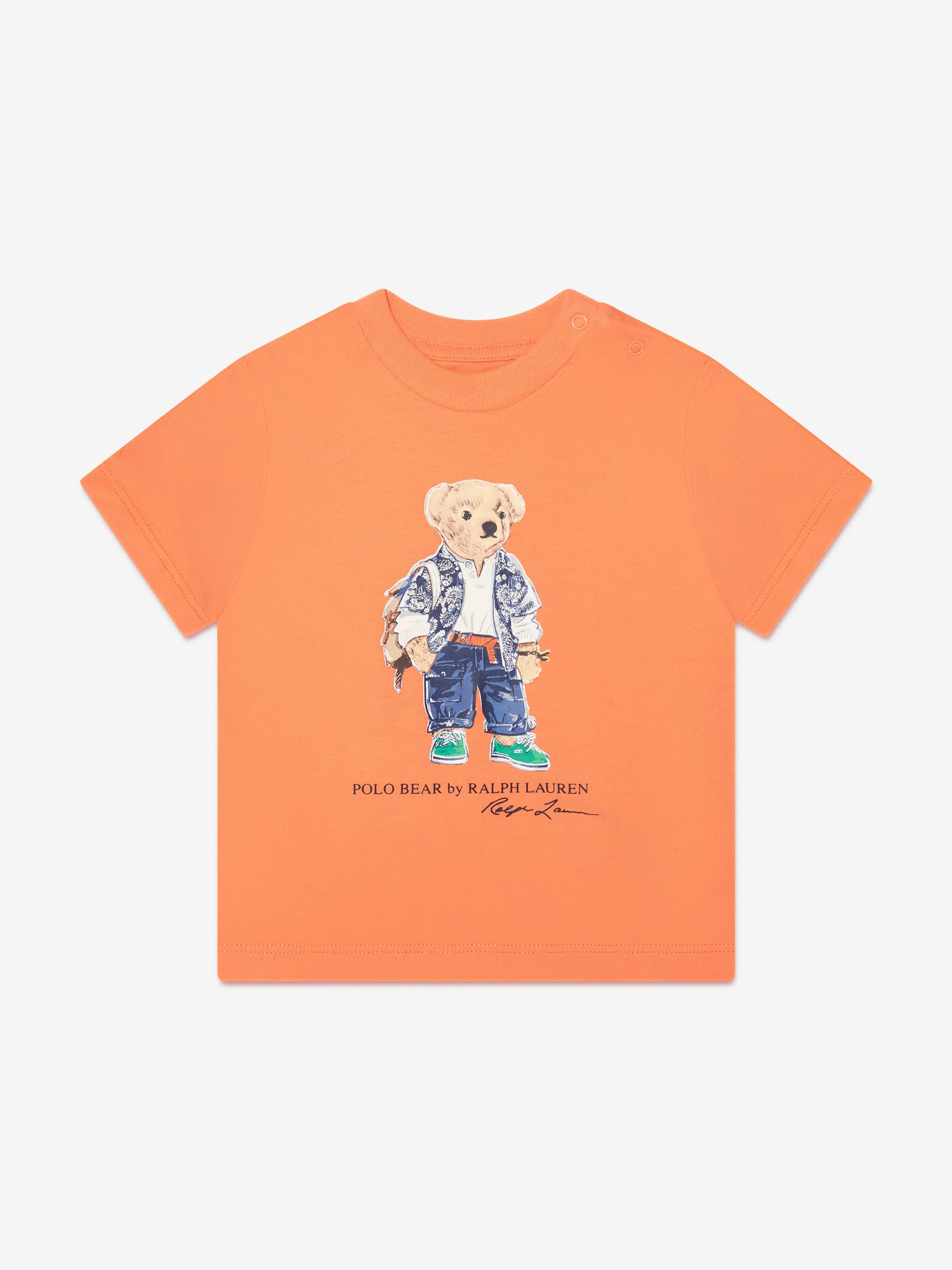 Ralph Lauren Baby Boys Shorts Set in Orange