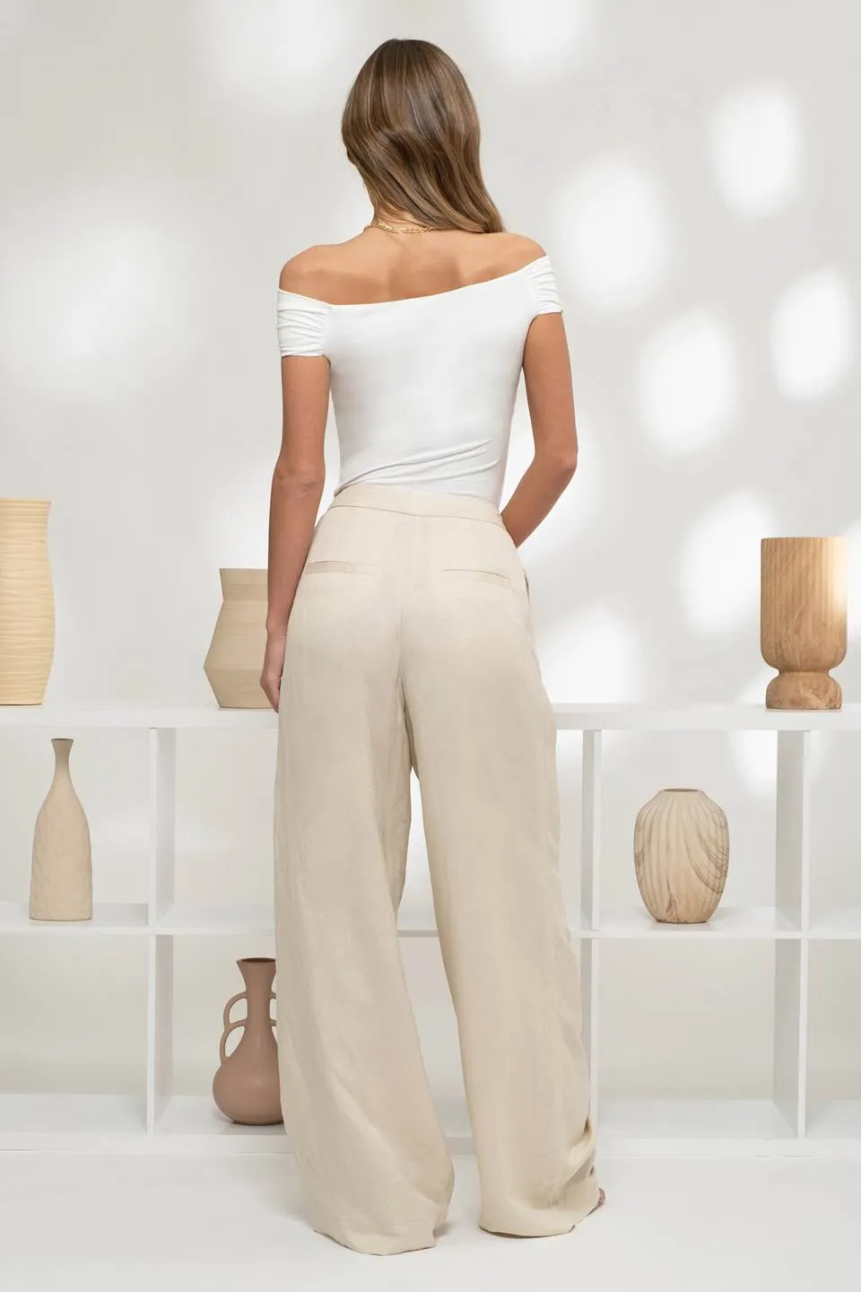 REVERSIBLE OFF THE SHOULDER KNIT TOP