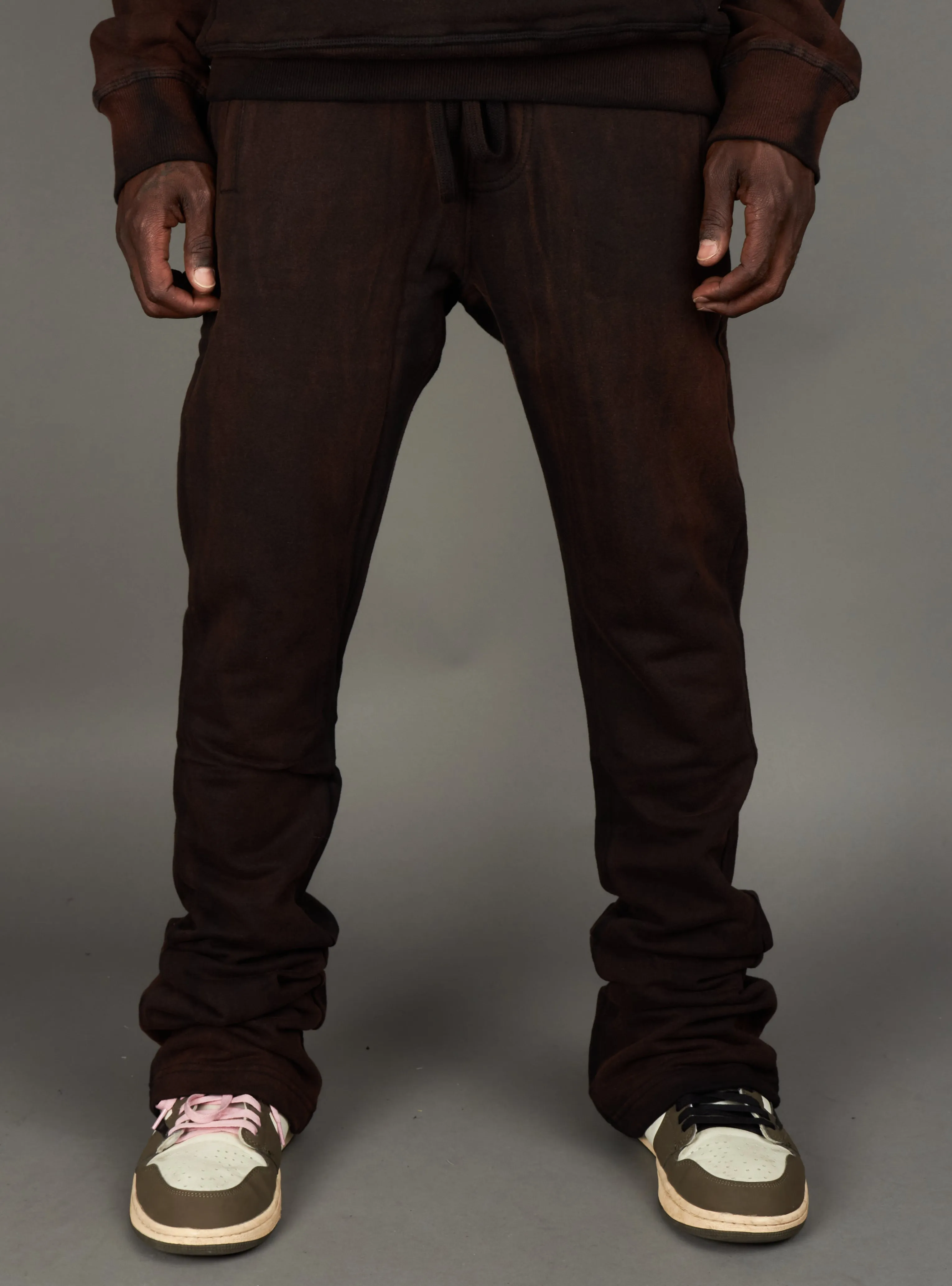 Ringspun Sweatpants - Acid Wash - Rust  - 341-401