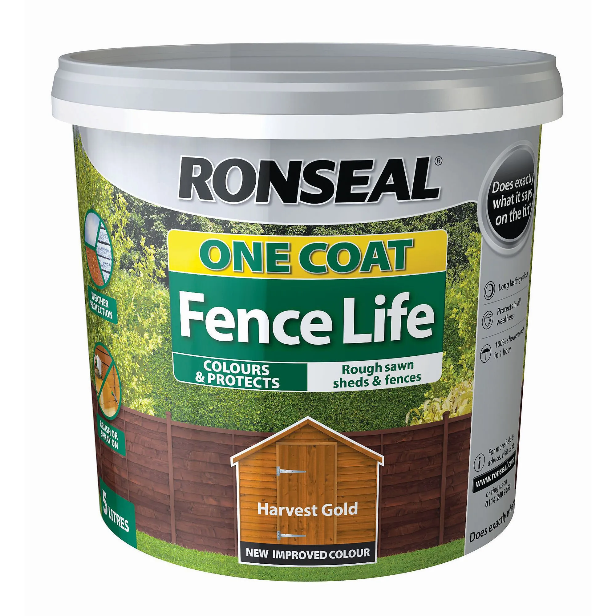 Ronseal One Coat Fence Life 5L